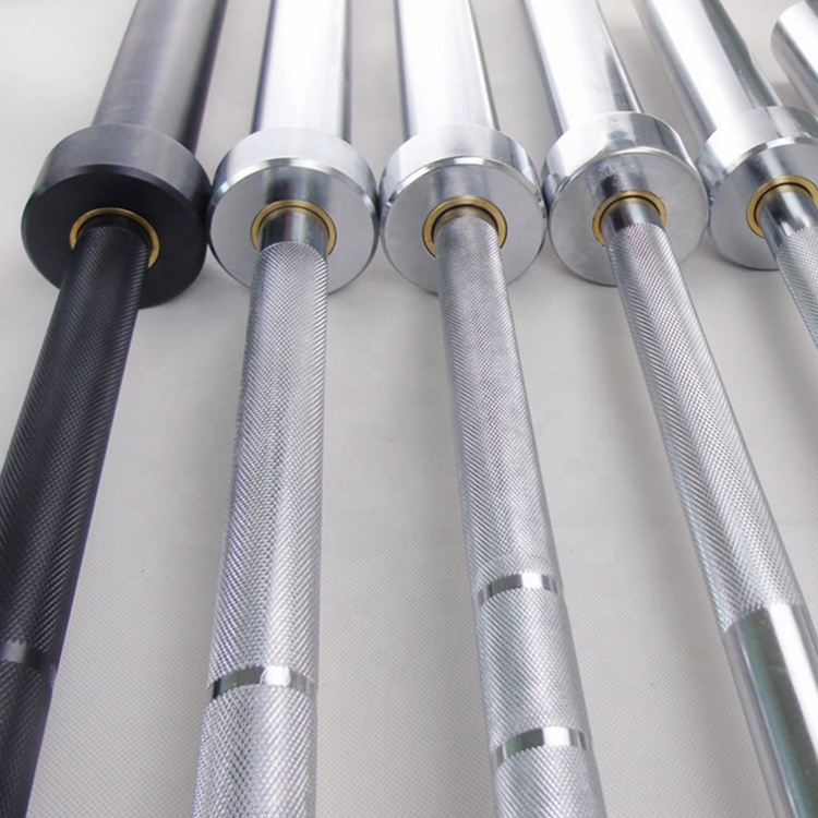 Olympic Barbell 20Kg - Sztanga chromowana o długości 2200 mm