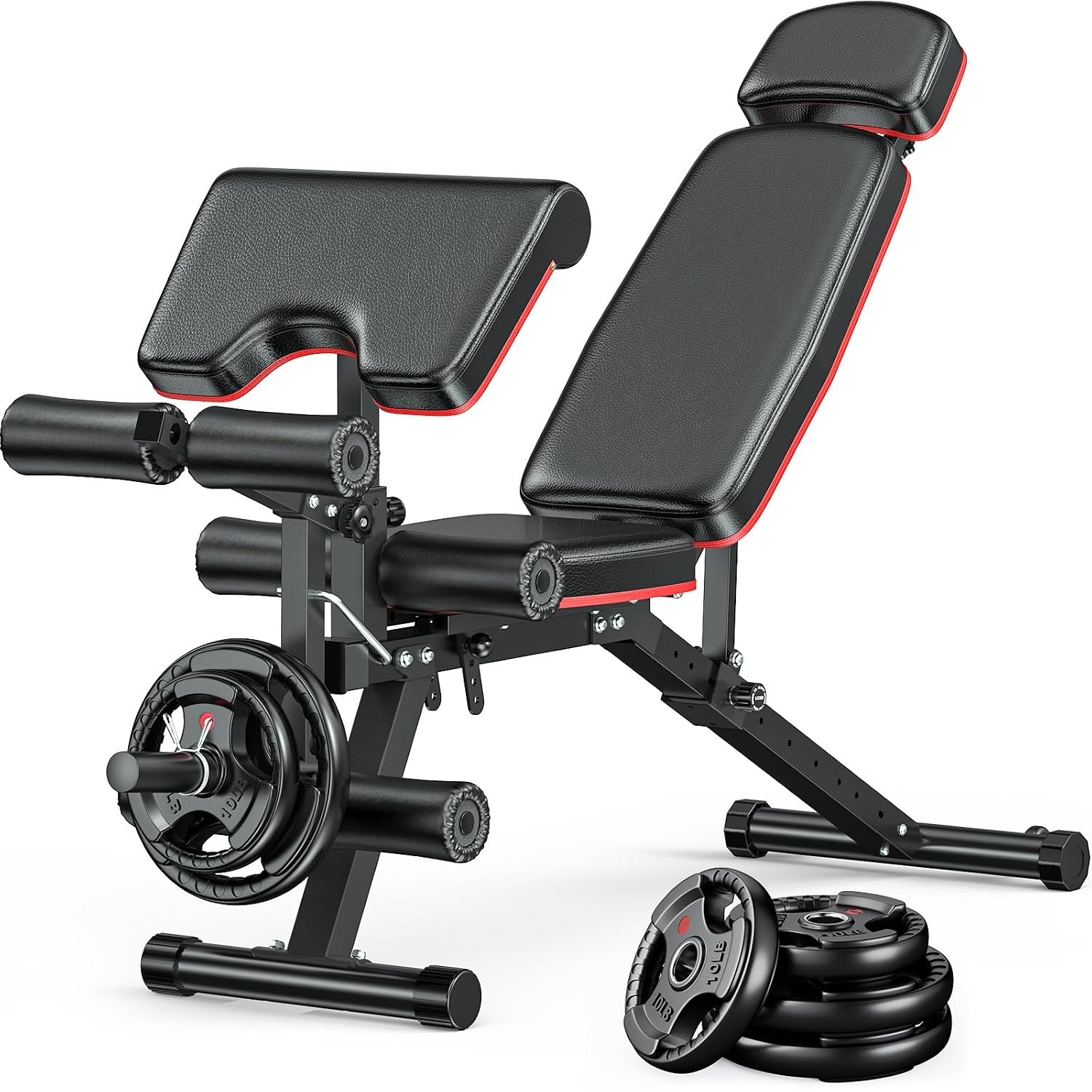 Home Gym Leg Extension - Regulowana ławka do ćwiczeń z funkcją