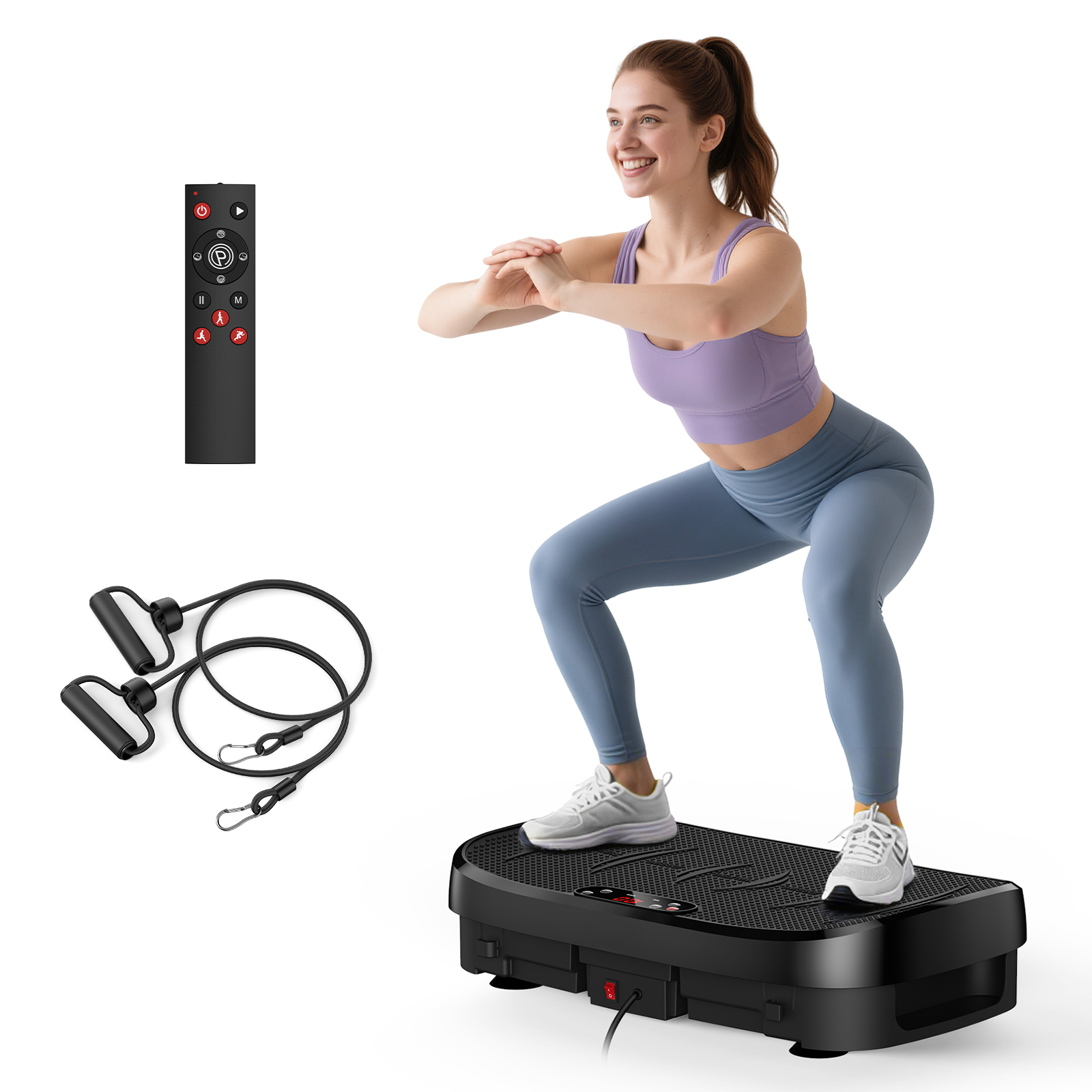 Home Gym Garden - Platforma wibracyjna do spalania tłuszczu, fitness,