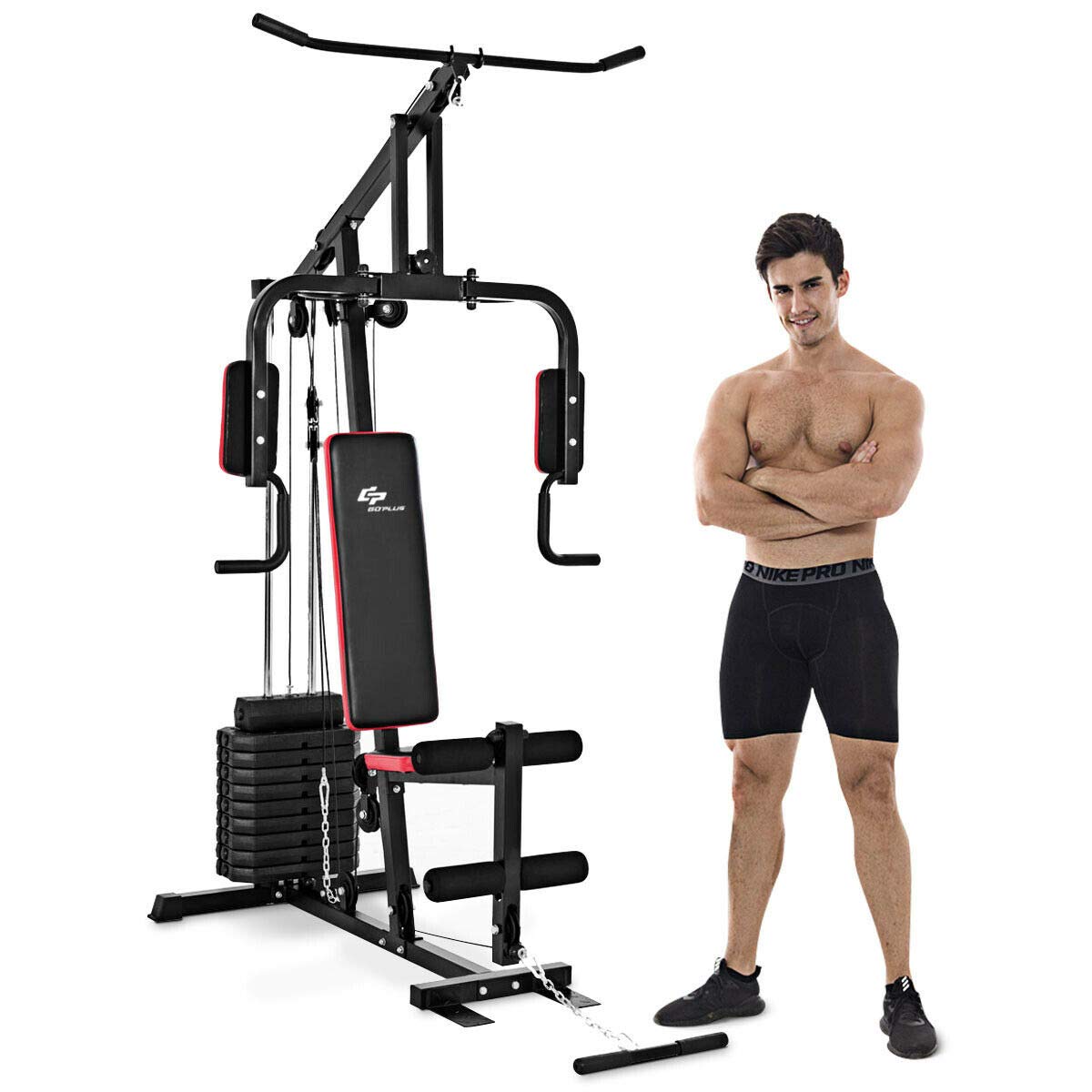 Home Gym Total Fitness - Wielofunkcyjny system siłowni domowej, sprzęt do