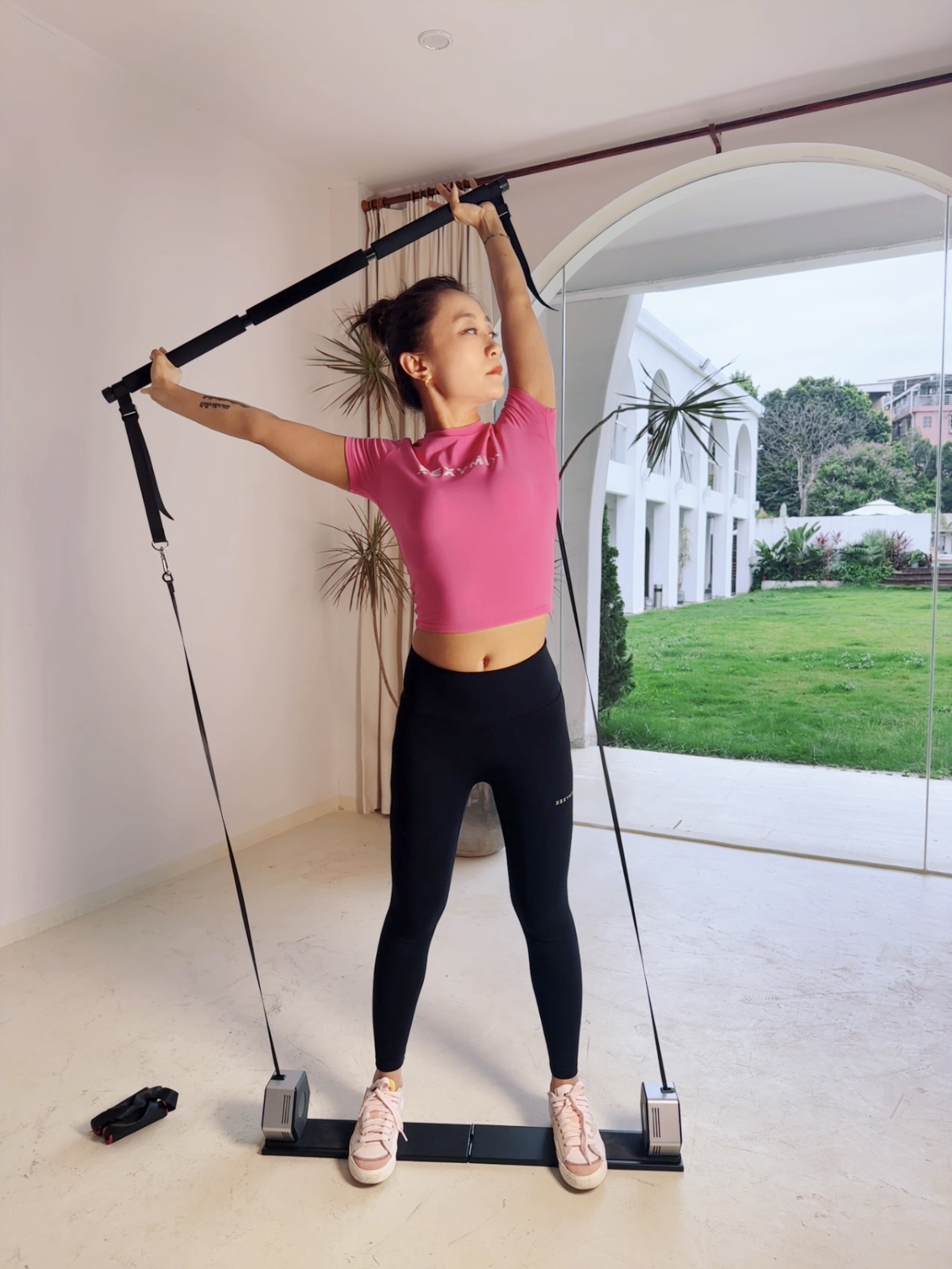 Home Gym Total Fitness - Elektryczna, przenośna, inteligentna pompka do ćwiczeń,