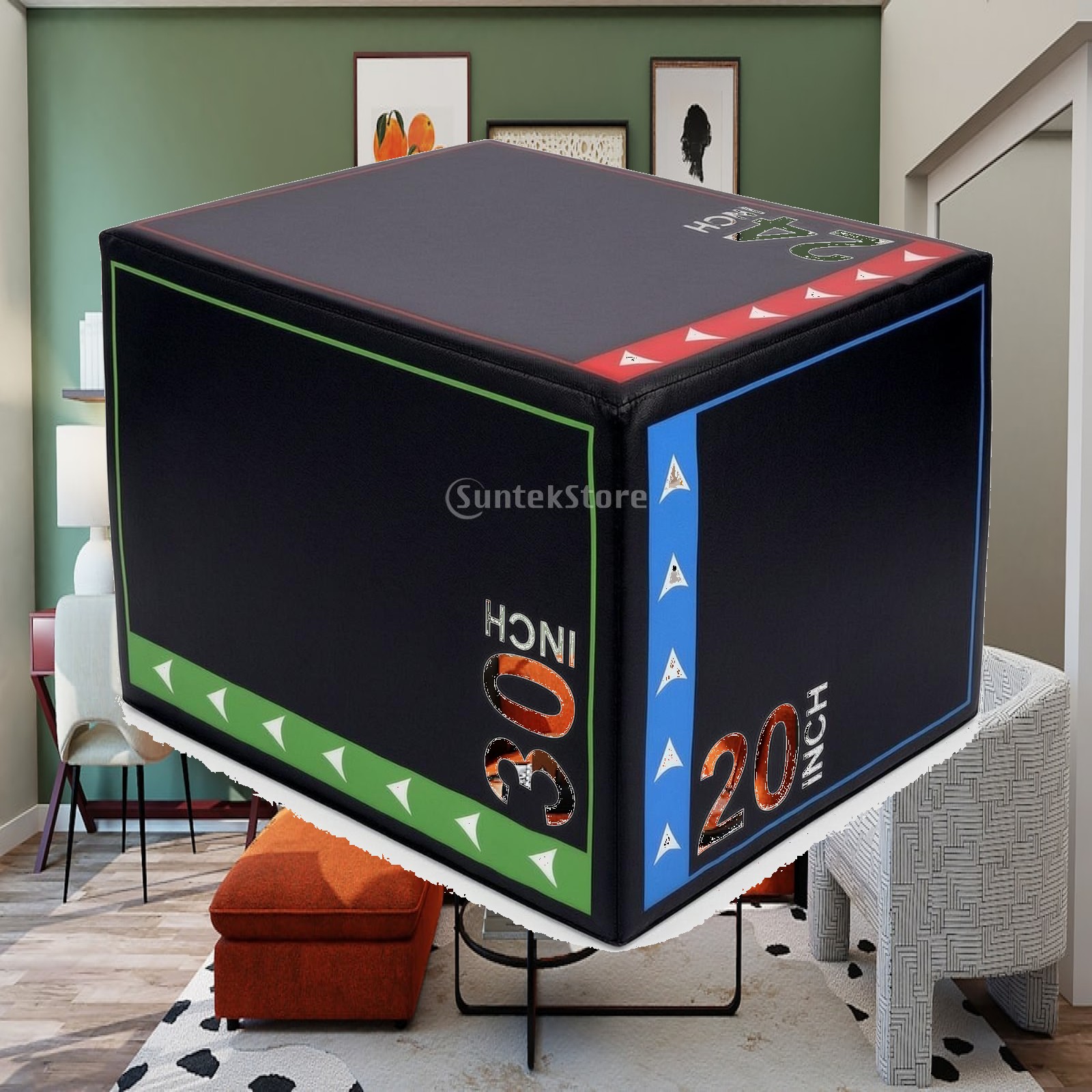 Home Gym In A Box - Miękka piankowa skrzynka plyometriczna amortyzująca wstrząsy,