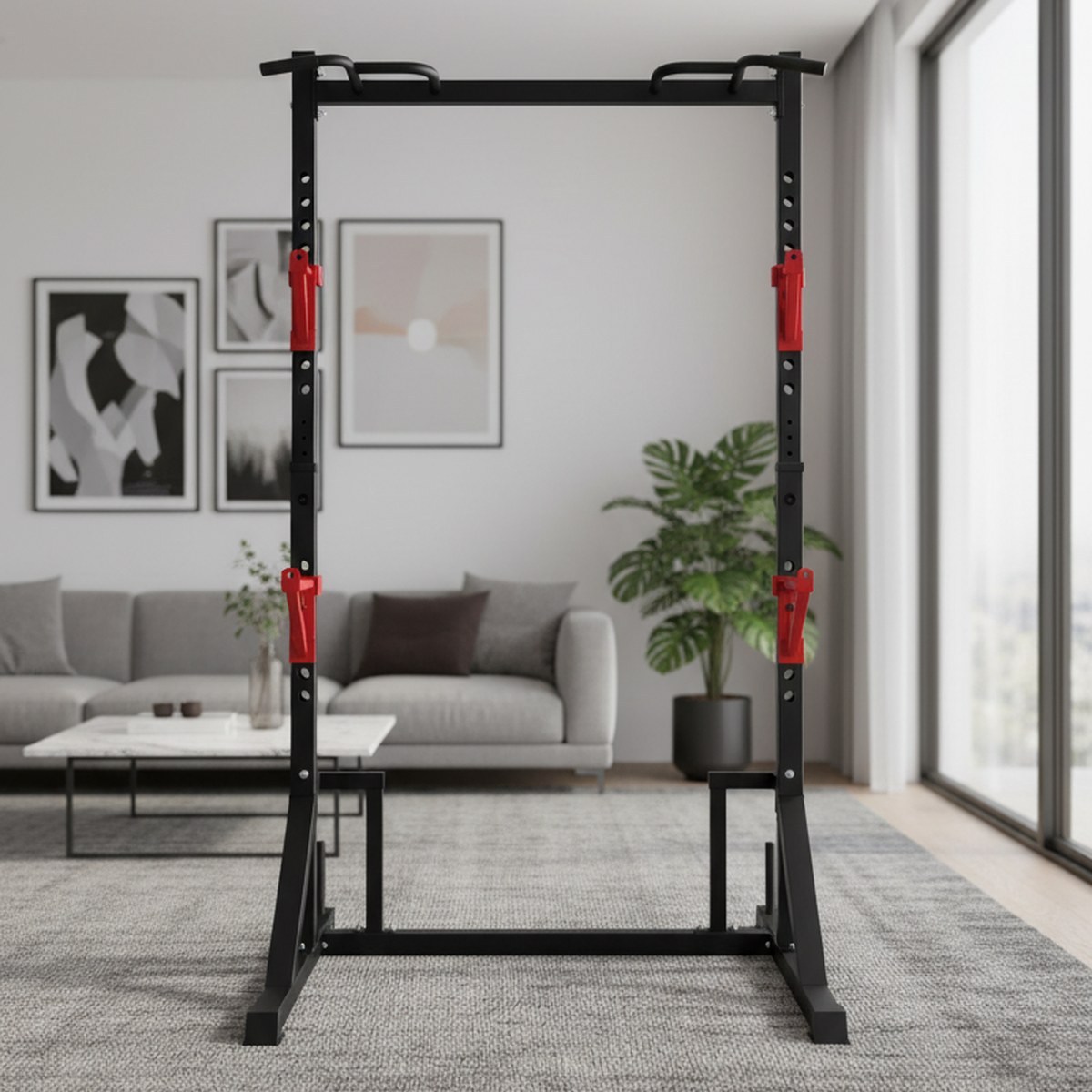 Regulowany stojak do ćwiczeń z – Home Gym Equipment recenzja i cena