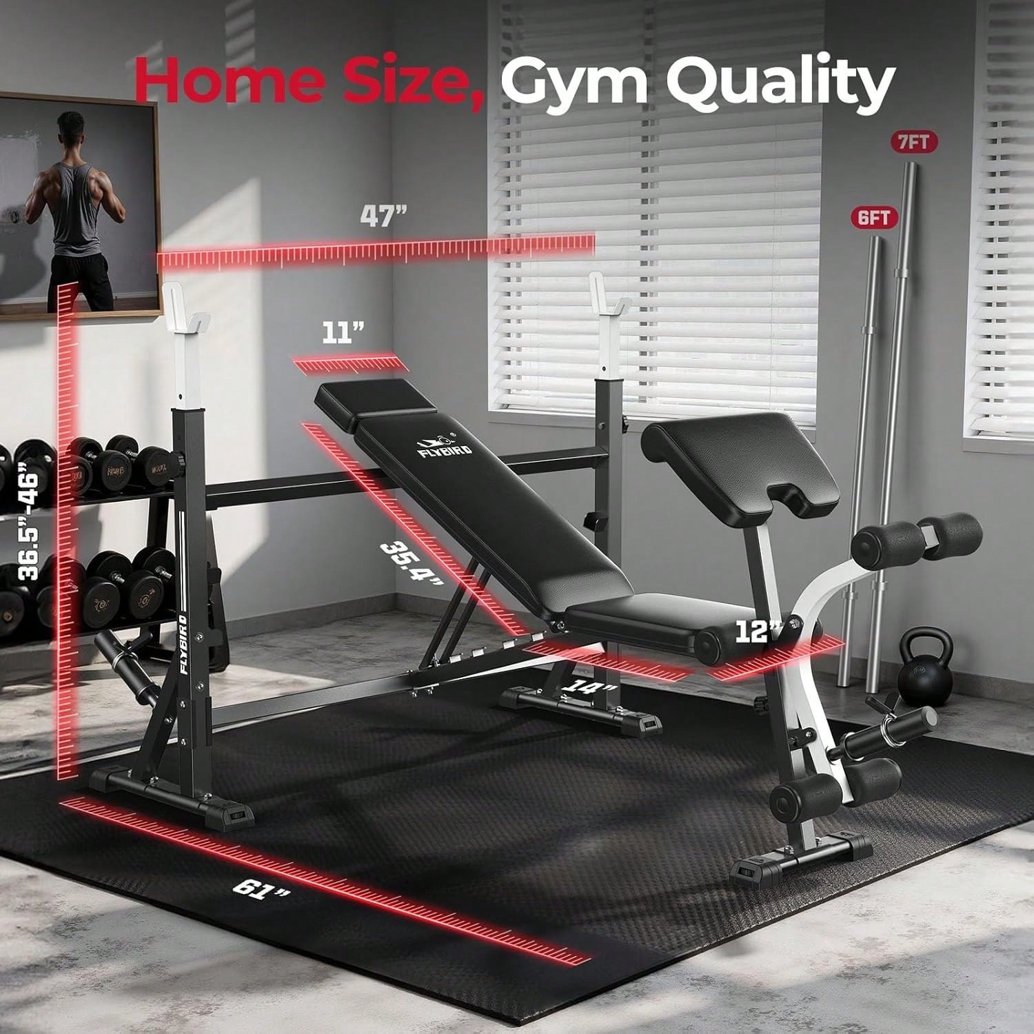 Regulowana ławka do ćwiczeń FL – Home Gym Leg Extension recenzja i cena