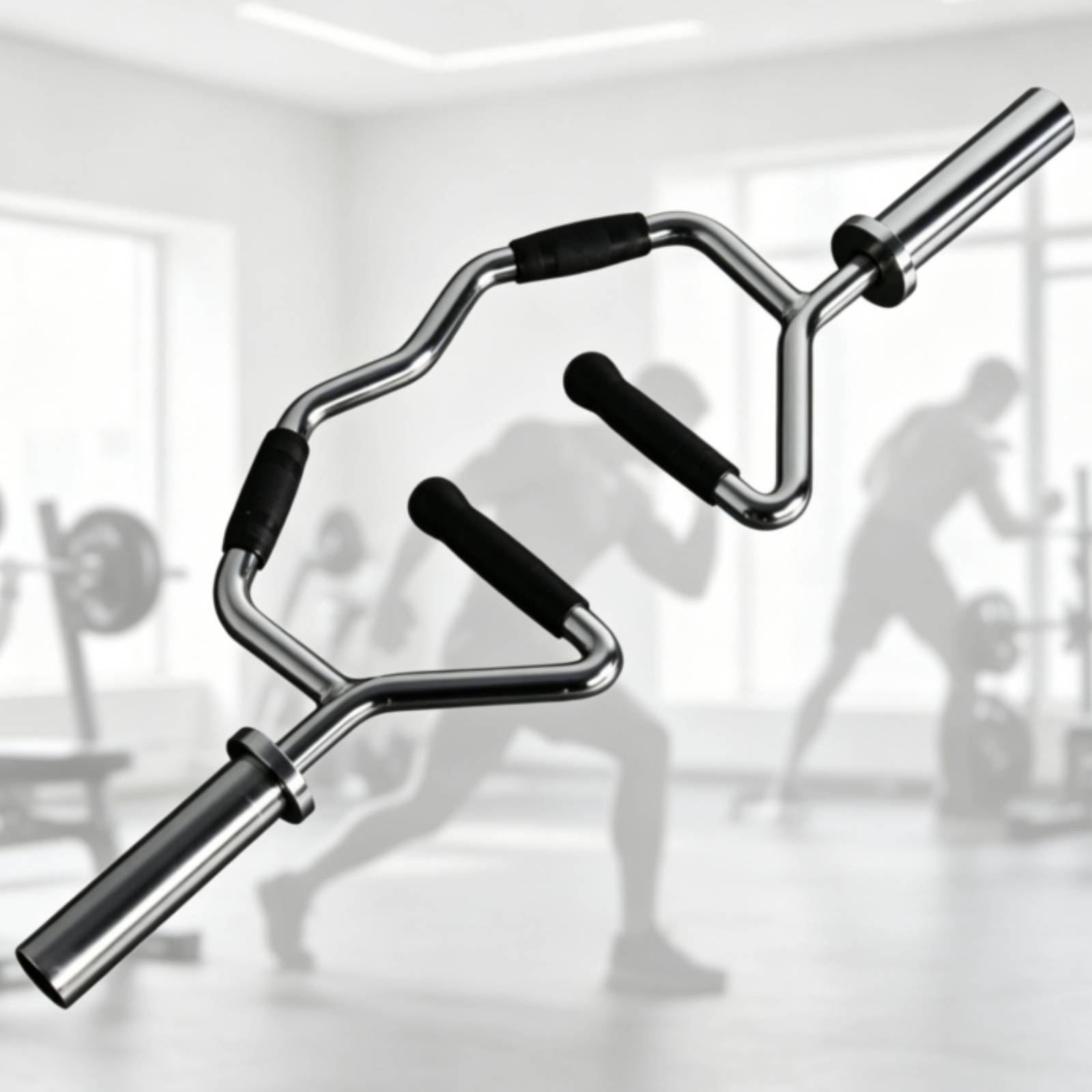 Drążek do tricepsów chromowany – Olympic Barbell 20Kg recenzja i cena
