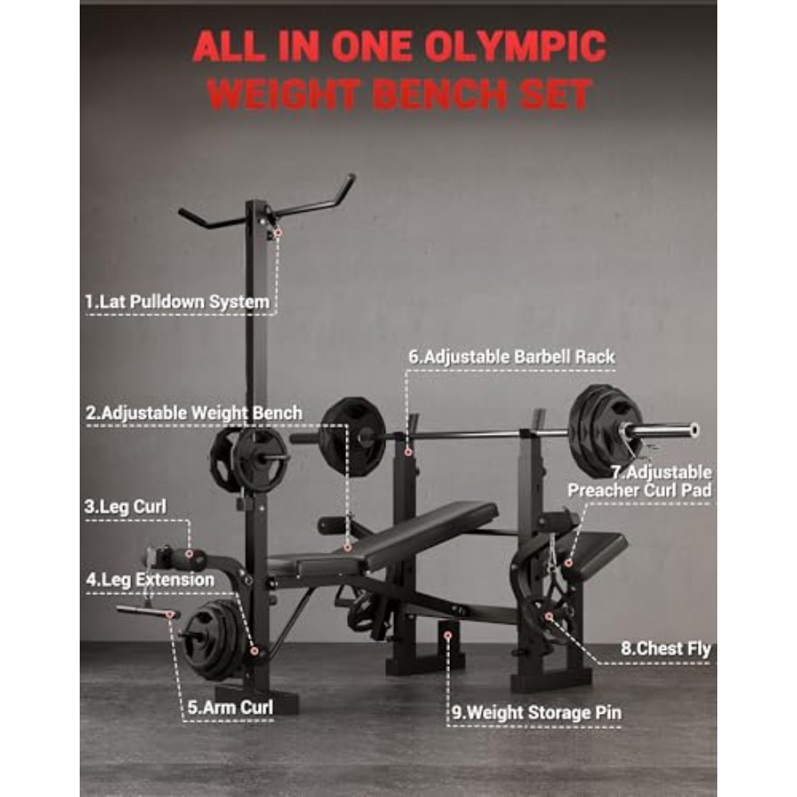 Zestaw do ćwiczeń w domu 8-w-1 – Home Gym Leg Extension recenzja i cena