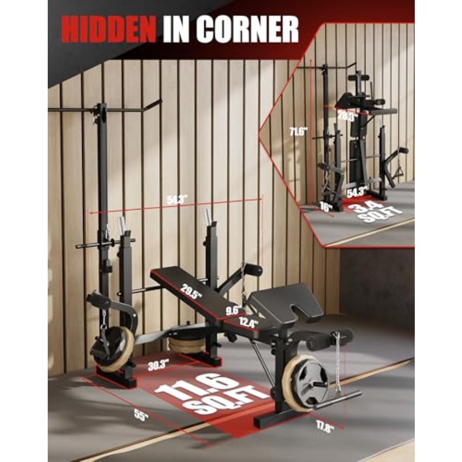Zestaw do treningu siłowego w  – Home Gym Leg Extension recenzja i cena