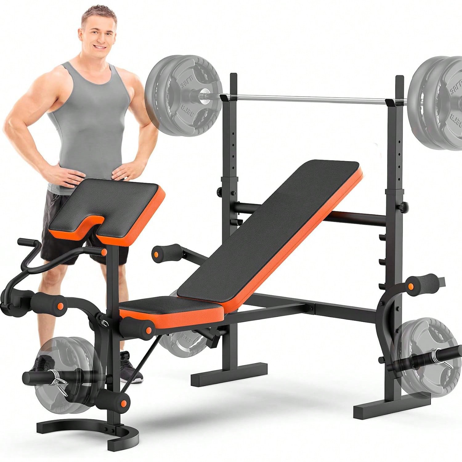 Ławka do ćwiczeń GIKPAL, zesta – Home Gym Leg Extension recenzja i cena