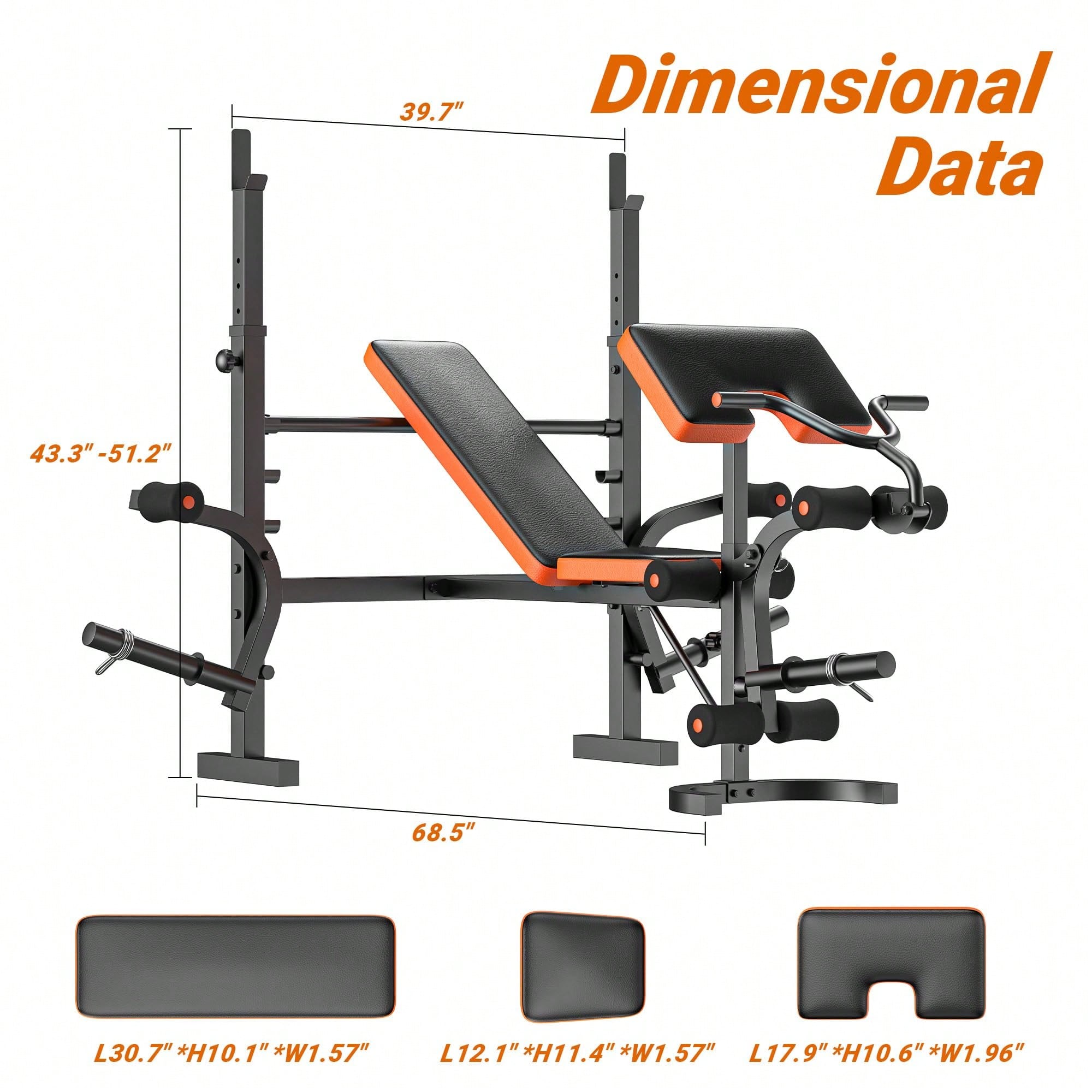 Ławka do ćwiczeń GIKPAL, zesta – Home Gym Leg Extension recenzja i cena
