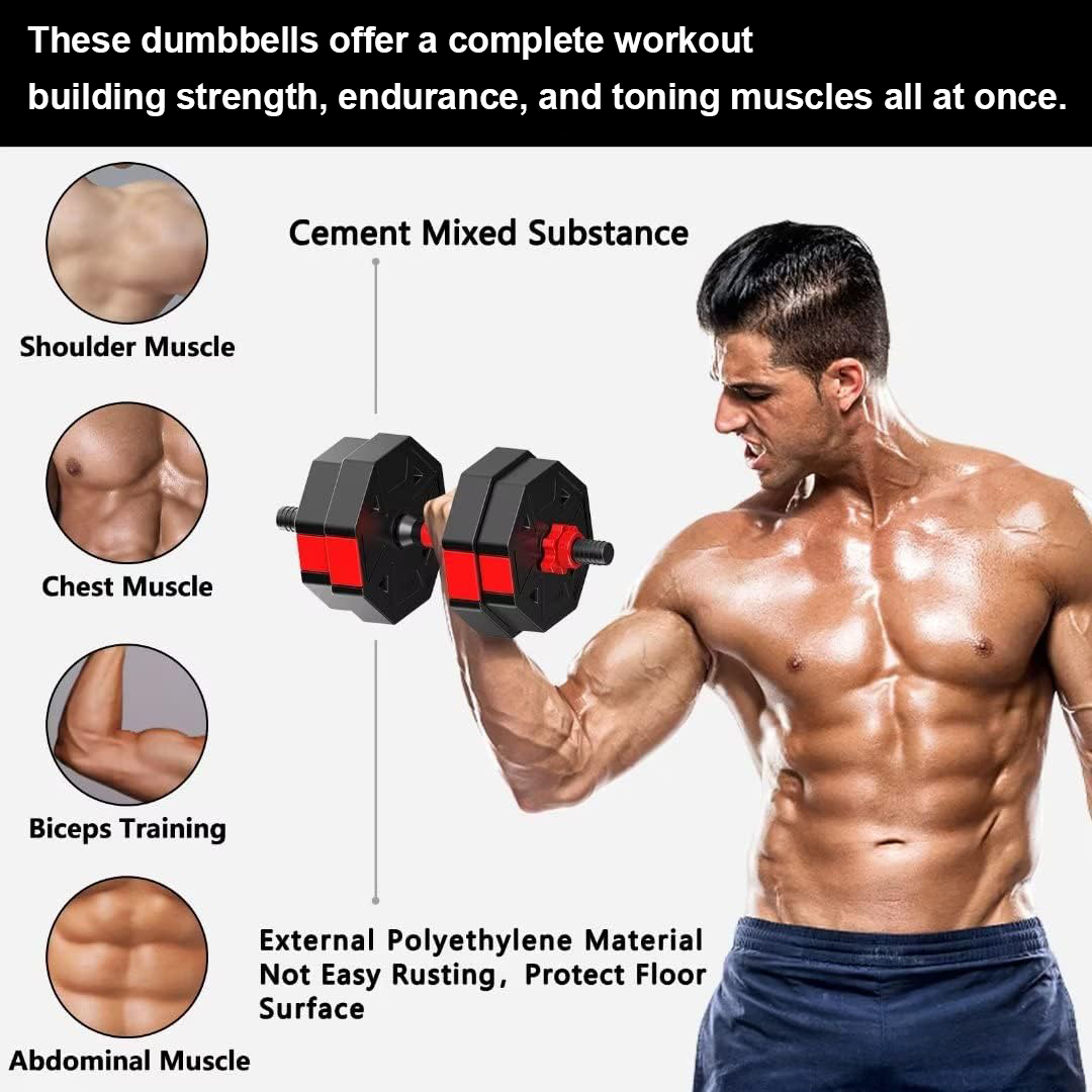 Regulowany zestaw hantli na sz – Home Gym Kit For Men recenzja i cena