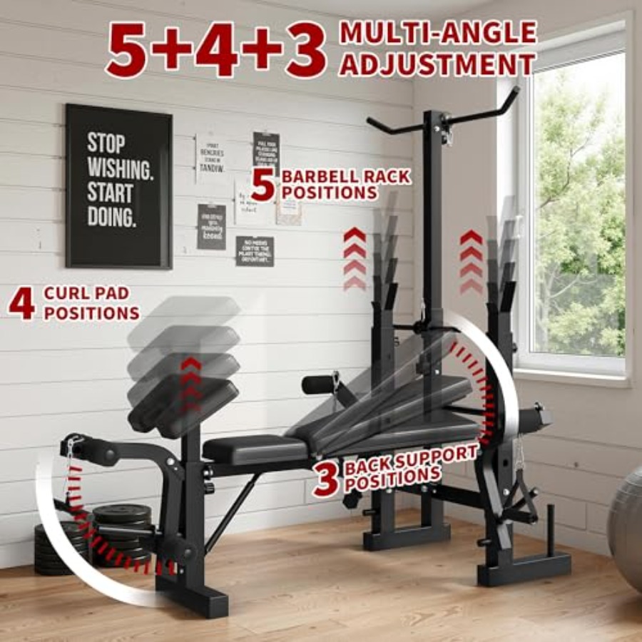 Zestaw ławki do ćwiczeń w domu – Home Gym Leg Extension recenzja i cena