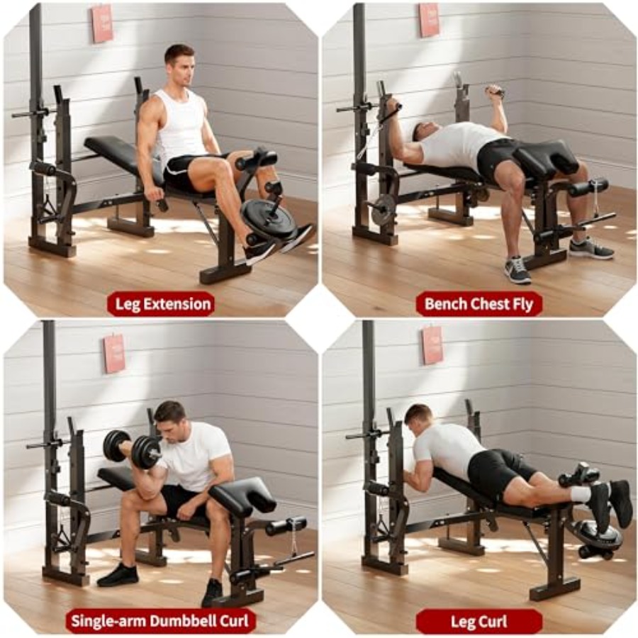 Zestaw ławki do ćwiczeń w domu – Home Gym Leg Extension recenzja i cena